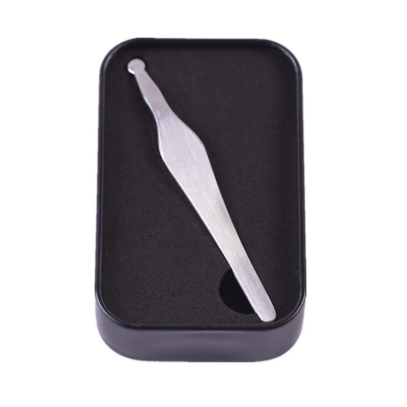 HKM-859091 Stainless Steel Nose Hair and Eyebrow Trimming Scissors with Rounded Design and Comfortable Grip