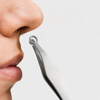 HKM-859091 Stainless Steel Nose Hair and Eyebrow Trimming Scissors with Rounded Design and Comfortable Grip
