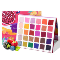 HKM-259859 Pearly Matte Fruit Pie Filling Eyeshadow Palette with 30 Vibrant Colors