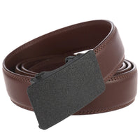 HKM-608595 Three Buckle Men's Casual Belt - Versatile Design for Everyday Wear