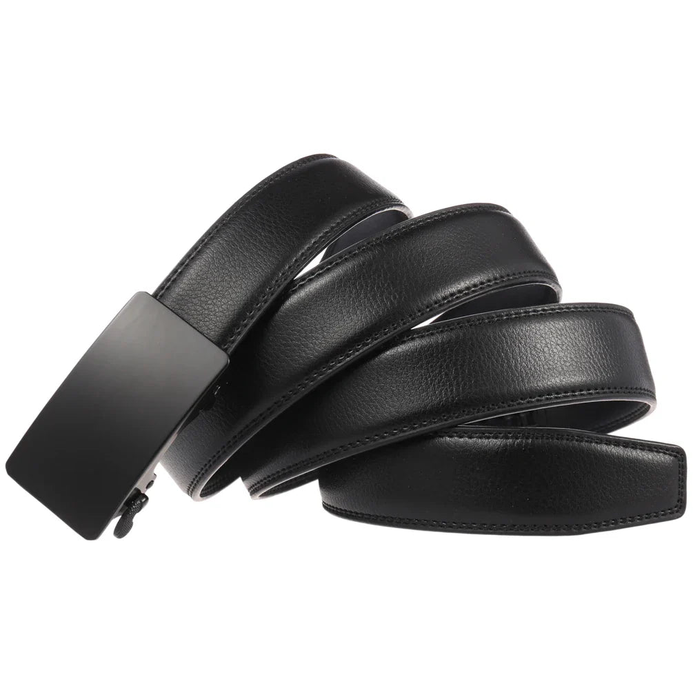 HKM-608595 Three Buckle Men's Casual Belt - Versatile Design for Everyday Wear