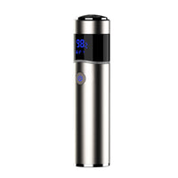 HKM-594131 Portable Rechargeable Electric Shaver for Men with Six-Blade Cutter Head and Metal Body