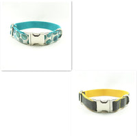 HKM-587859 Retractable Dog Collar in Bubble Color ¨C Adjustable Sizes XS to XL, Made of Durable Polyester