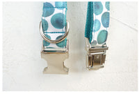 HKM-587859 Retractable Dog Collar in Bubble Color ¨C Adjustable Sizes XS to XL, Made of Durable Polyester