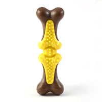 HKM-586515 Durable Rubber Bone Dog Toy for Large Aggressive Chewers, Teething Aid with Dental Health Benefits