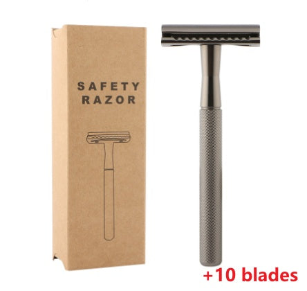 HKM-527443 Vintage Manual Metal Razor for Men - Classic Shaving Experience