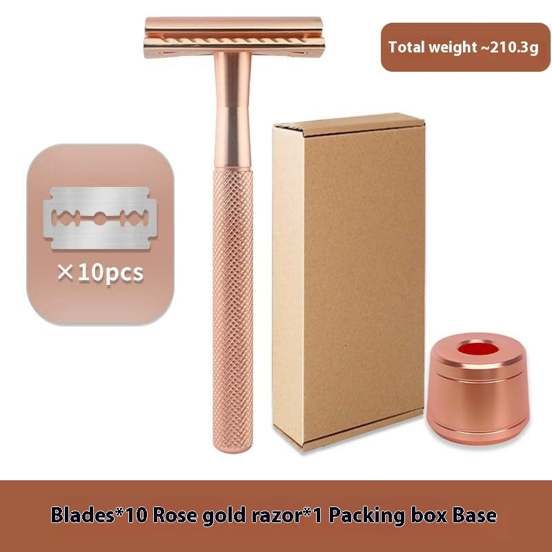HKM-527443 Vintage Manual Metal Razor for Men - Classic Shaving Experience