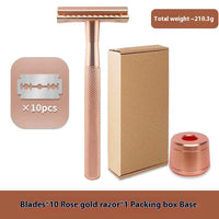 HKM-527443 Vintage Manual Metal Razor for Men - Classic Shaving Experience