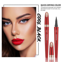 HKM-340051 Black Waterproof Liquid Eyeliner - Smudge-Proof and Long-Lasting Makeup Solution