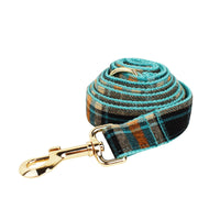 HKM-931987 Green Retro Pet Collar and Leash Set with Bow and Vest ¨C Four-Piece Dog Accessory Kit