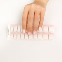 HKM-870355 Korean Semi Cured Nail Stickers for Easy Application with Nail Polish Glue