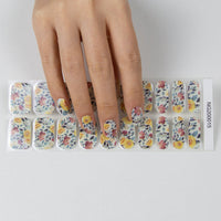HKM-870355 Korean Semi Cured Nail Stickers for Easy Application with Nail Polish Glue