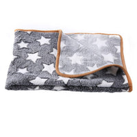 HKM-410963 Cozy Flannel Pet Blanket in Various Colors and Sizes