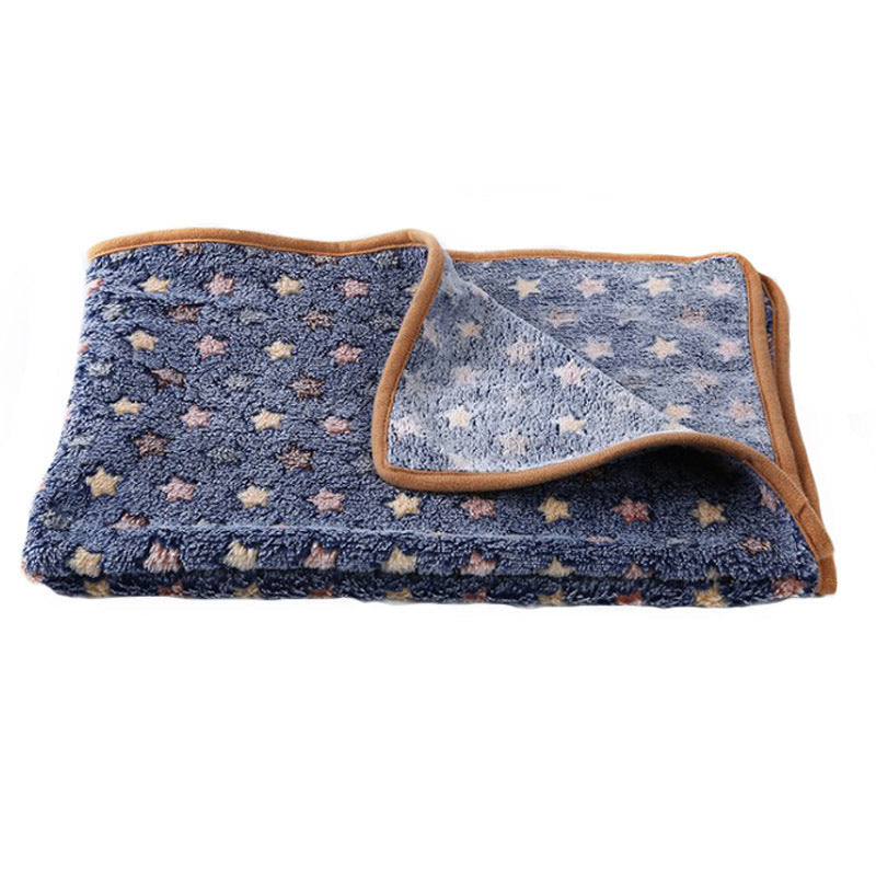 HKM-410963 Cozy Flannel Pet Blanket in Various Colors and Sizes