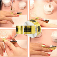 HKM-098579 Crystal Nail Design Tray for Easy Fingertip Application - 500 Pieces per Roll
