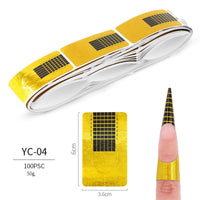 HKM-098579 Crystal Nail Design Tray for Easy Fingertip Application - 500 Pieces per Roll
