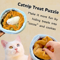 HKM-107667 Interactive Catnip Puzzle Toys with Crinkle Sounds for Indoor Cats