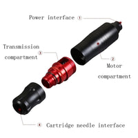 HKM-064659 Mini Tattoo Pen Set with Power Supply, Needles, and Accessories in Multiple Colors
