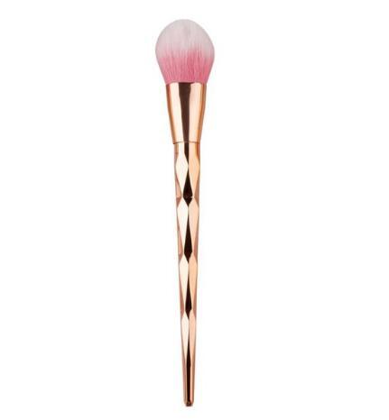 HKM-697043 Diamond Fish Makeup Brush Set for Flawless Foundation, Eyeshadow, and Blush Application - 10 Brushes Included