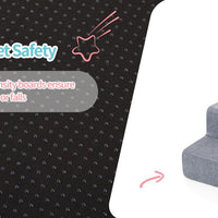 HKM-201171 Non-Slip Foam Pet Steps for Easy Access to Beds and Sofas - 3, 4, or 5-Step Options Available