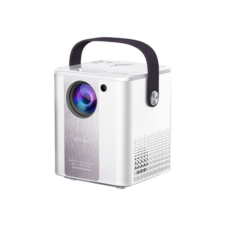 KTX-016595 Portable Mini HD Projector with Same Screen Functionality - Black & White Editions Available