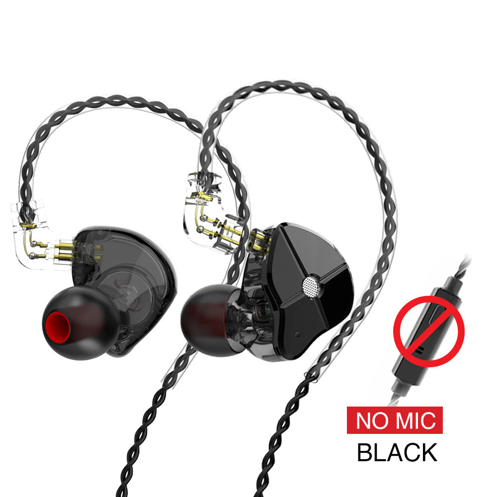 KTX-015635 TRN ST1 In-Ear Earphones with Hybrid Driver, Microphone Optional, 3.5mm Connector, 1.2m Cable Length