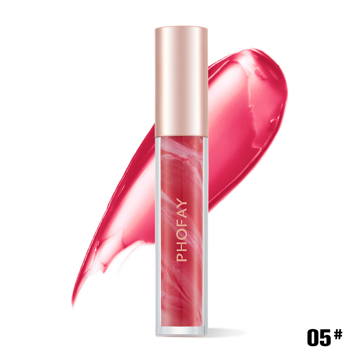 HKM-857747 Hydrating Rose Blooming Lip Gloss for Smooth and Moisturized Lips - 3.8 ML