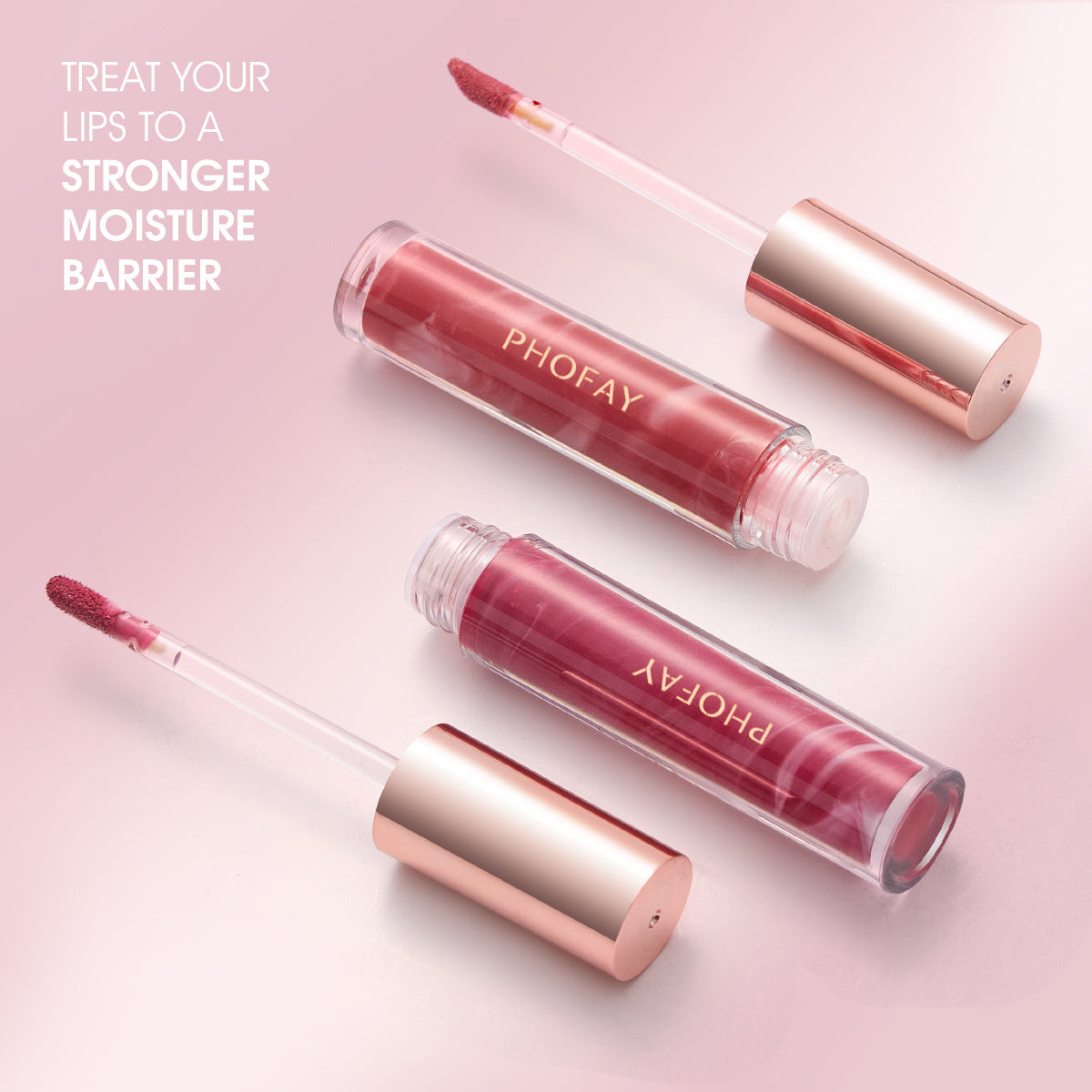 HKM-857747 Hydrating Rose Blooming Lip Gloss for Smooth and Moisturized Lips - 3.8 ML