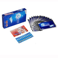 HKM-227923 Teeth Whitening Patch - 14 Bags of Mint-Scented 5D Whitening Stickers with Toothpaste for Brightening Results