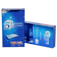HKM-227923 Teeth Whitening Patch - 14 Bags of Mint-Scented 5D Whitening Stickers with Toothpaste for Brightening Results