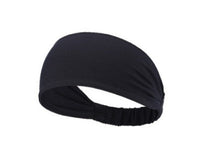 HKM-133907 Printed Bouquet Elastic Sports Headband for Yoga and Fitness