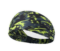 HKM-133907 Printed Bouquet Elastic Sports Headband for Yoga and Fitness
