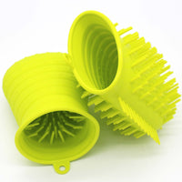 HKM-776083 Silicone Paw Cleaner with Insulated Design and Soft Massaging Thorns