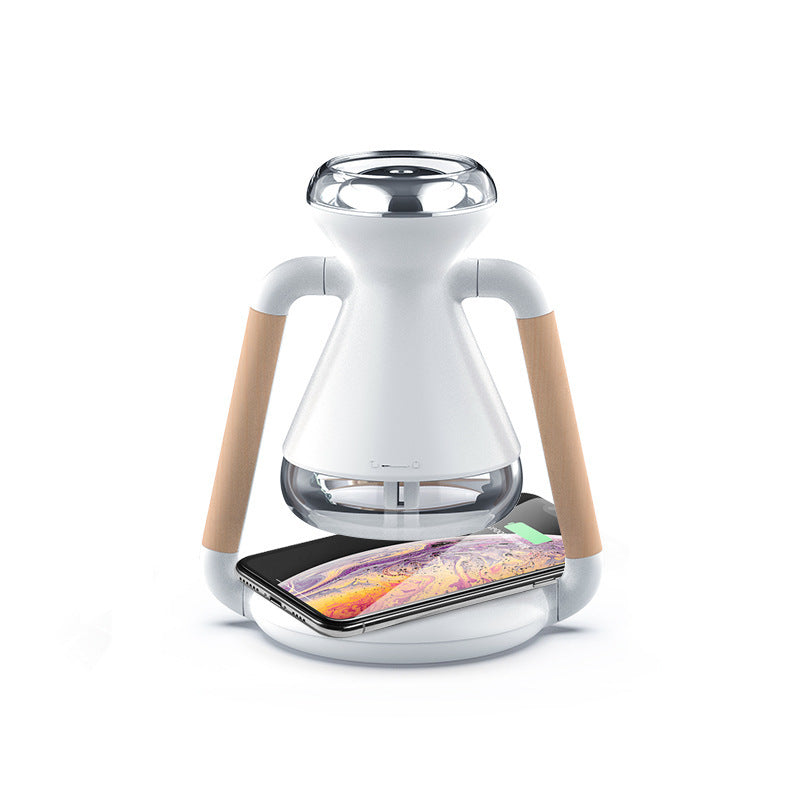 HKM-839187 Compact Wireless Mini Humidifier for Mobile Phone Charging - Model PJS-1A, USB Powered