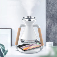 HKM-839187 Compact Wireless Mini Humidifier for Mobile Phone Charging - Model PJS-1A, USB Powered
