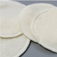 HKM-095699 Eco-Friendly Bamboo Fiber Cleansing Cotton Pads - Reusable & Soft for Gentle Skin Care