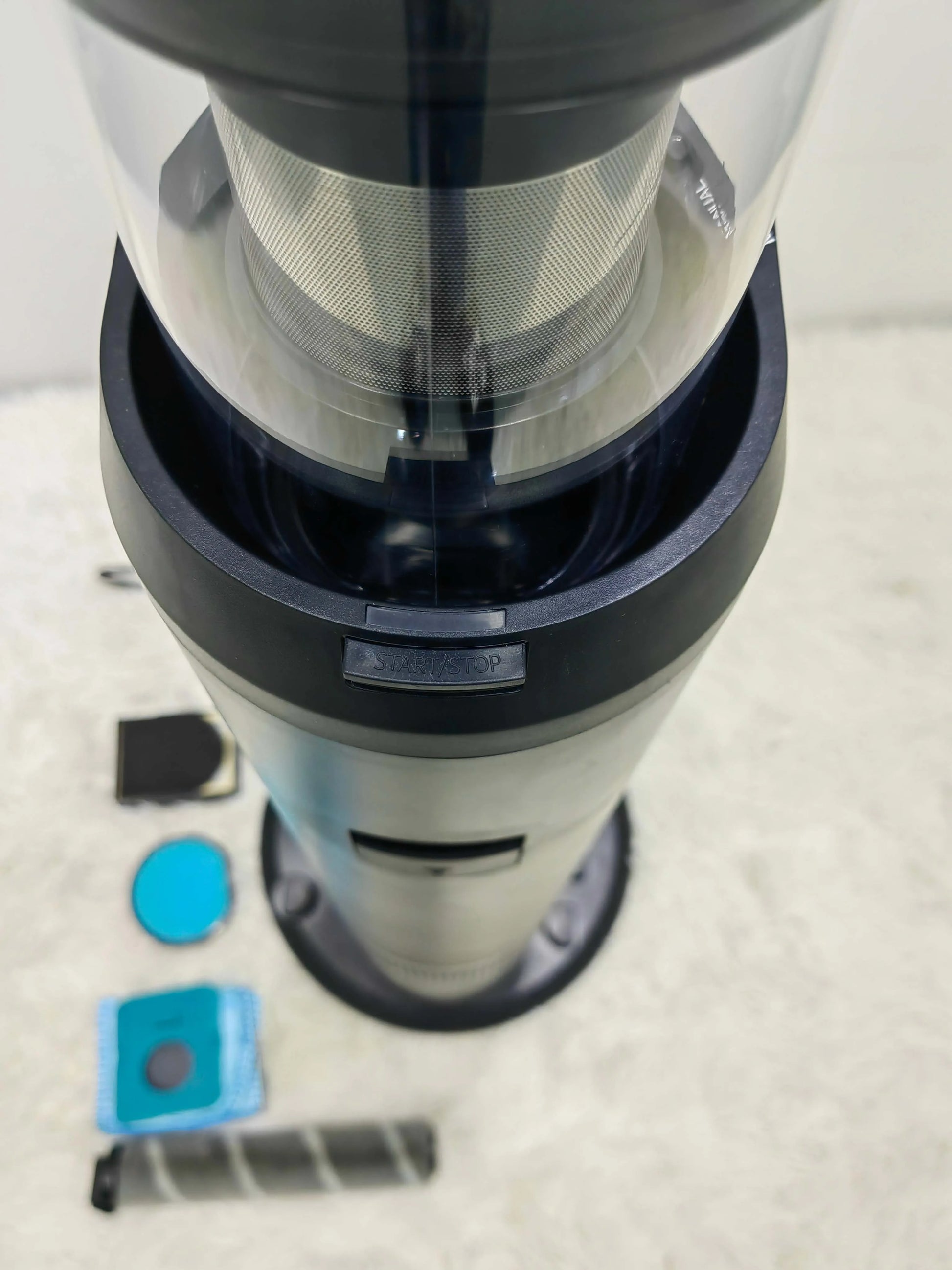 KTX-658195 Smart Self-Emptying Upright Vacuum Cleaner with Charging Station and Automatic Dust Collection