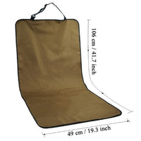 HKM-550931 Waterproof Oxford Cloth Car Mat - Single Seat Cushion, Available in Red, Blue, Brown, and Black (106 * 49cm)