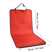HKM-550931 Waterproof Oxford Cloth Car Mat - Single Seat Cushion, Available in Red, Blue, Brown, and Black (106 * 49cm)