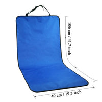 HKM-550931 Waterproof Oxford Cloth Car Mat - Single Seat Cushion, Available in Red, Blue, Brown, and Black (106 * 49cm)