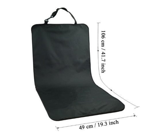 HKM-550931 Waterproof Oxford Cloth Car Mat - Single Seat Cushion, Available in Red, Blue, Brown, and Black (106 * 49cm)