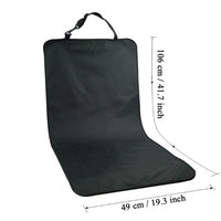 HKM-550931 Waterproof Oxford Cloth Car Mat - Single Seat Cushion, Available in Red, Blue, Brown, and Black (106 * 49cm)
