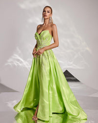 HKM-599379 Elegant Green Evening Dress EZ25176 for Women