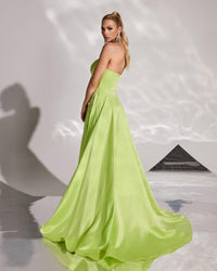 HKM-599379 Elegant Green Evening Dress EZ25176 for Women