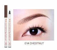 HKM-953747 Four-Head Eyebrow Liquid Pencil in Chestnut, Brown, Dark Grey, or Black