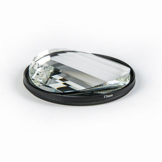 KTX-004627 77mm Glass Prism for Film and Television with Filter Bag and Microfiber Cloth