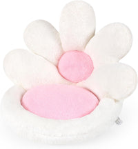 HKM-135827 Round Flower-Shaped Pet Cushion - 19-Inch Soft Scratching Mat for Gaming Chair or Floor Use