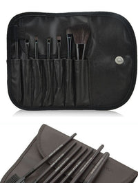 HKM-050899 Professional 7-Piece Makeup Brush Set with Portable Bag – Available in Various Colors