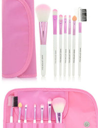 HKM-050899 Professional 7-Piece Makeup Brush Set with Portable Bag – Available in Various Colors