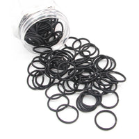 HKM-705619 Gentle Hair Ties for Babies - Non-Disposable Rubber Bands, 100 Pieces, Comfortable for Kids